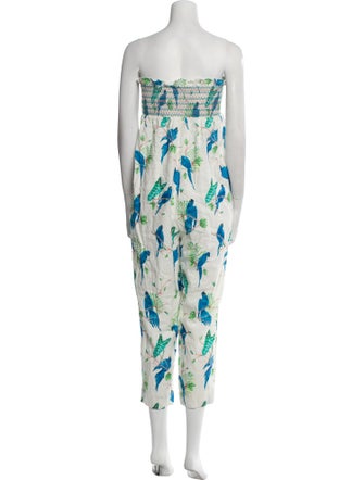 Farm Rio Linen Printed Jumpsuit