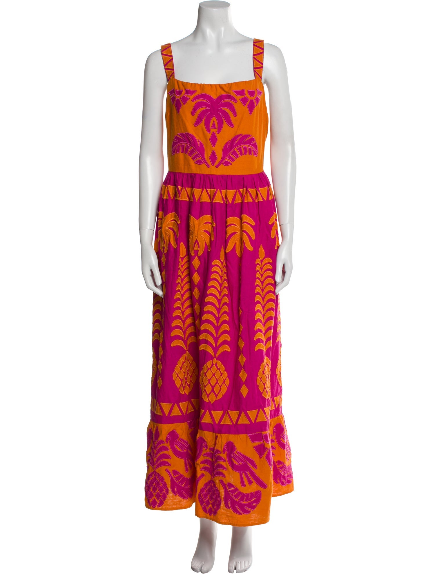 Farm Rio Printed Long Dress