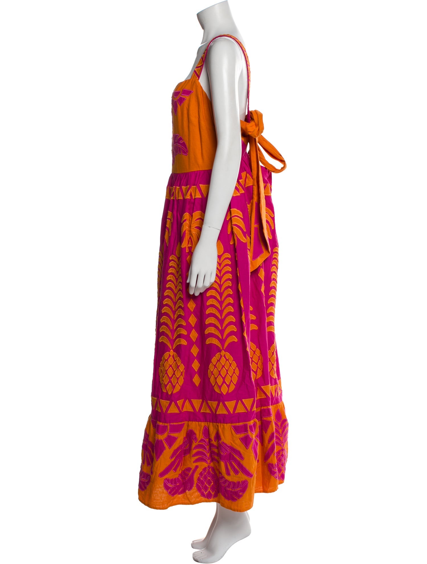 Farm Rio Printed Long Dress