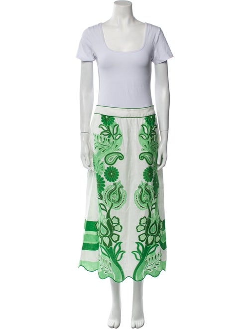 Farm Rio Linen Printed Skirt Set