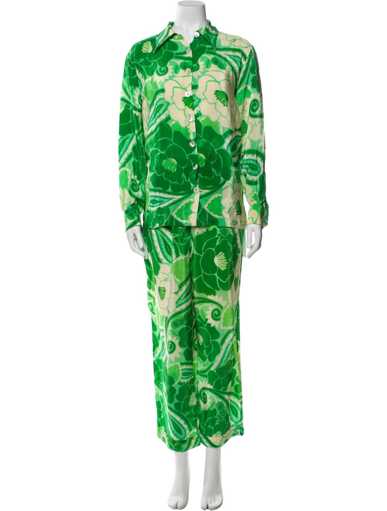 Farm Rio Floral Print Pant Set