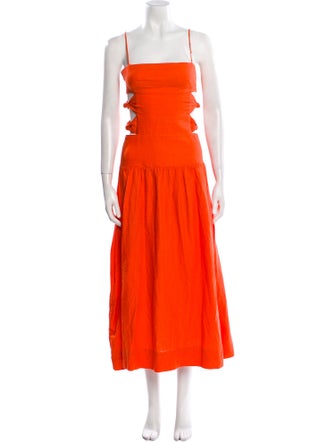 Farm Rio Linen Long Dress