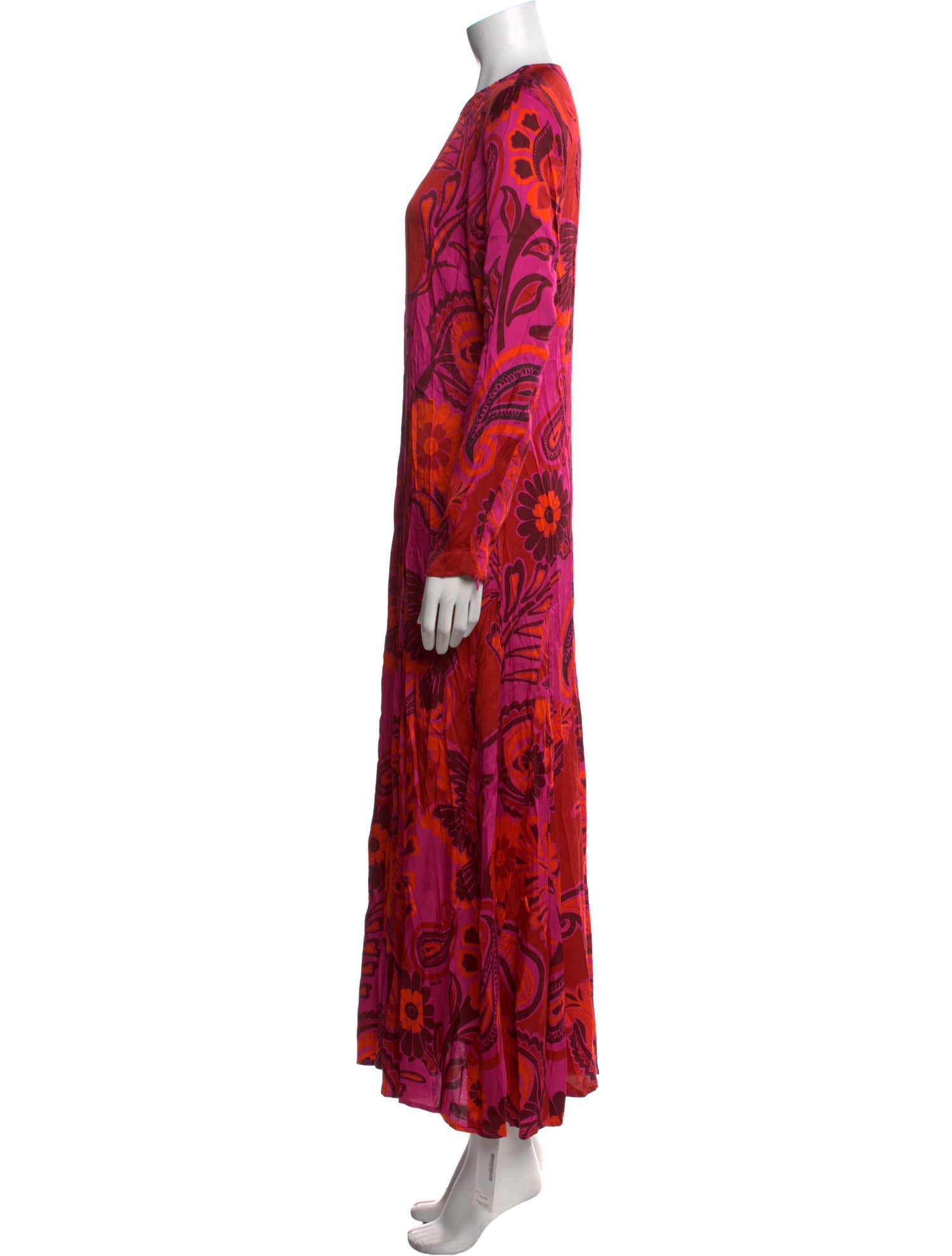 Farm Rio Paisley Print Long Dress