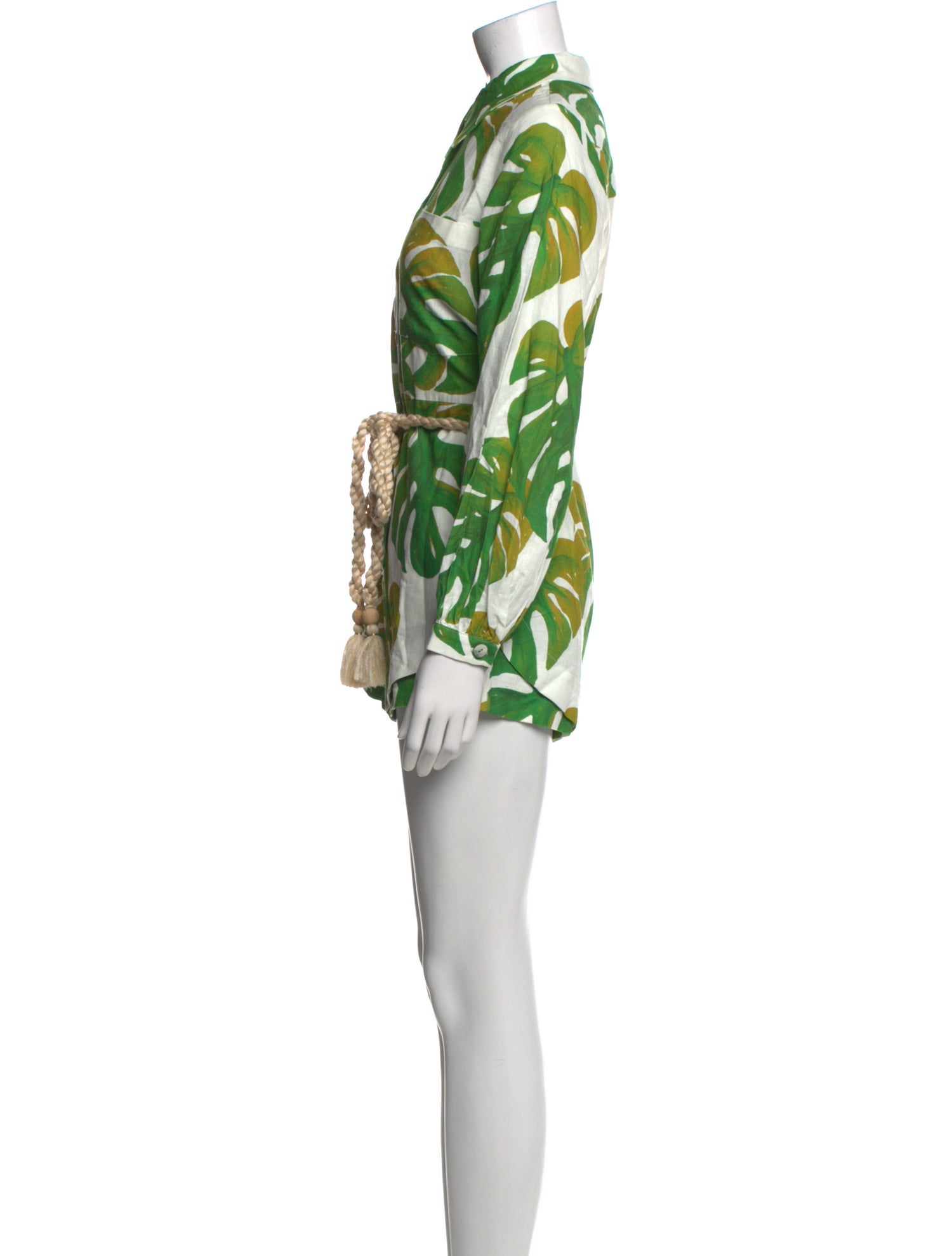 Farm Rio Linen Printed Romper