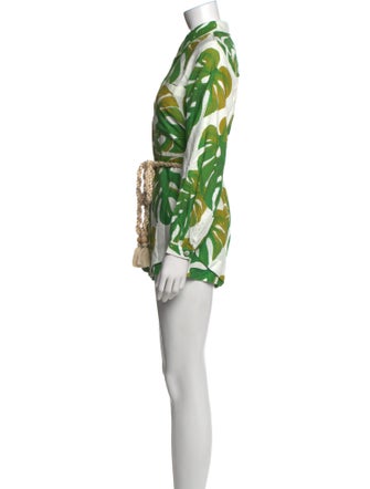 Farm Rio Linen Printed Romper