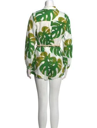 Farm Rio Linen Printed Romper