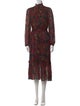 Farm Rio Printed Midi Length Dress