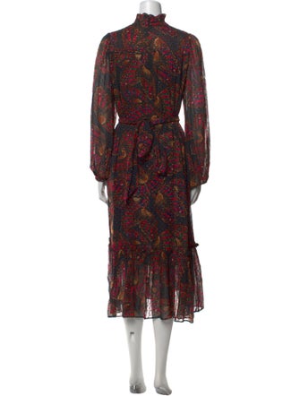Farm Rio Printed Midi Length Dress