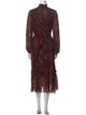 Farm Rio Printed Midi Length Dress