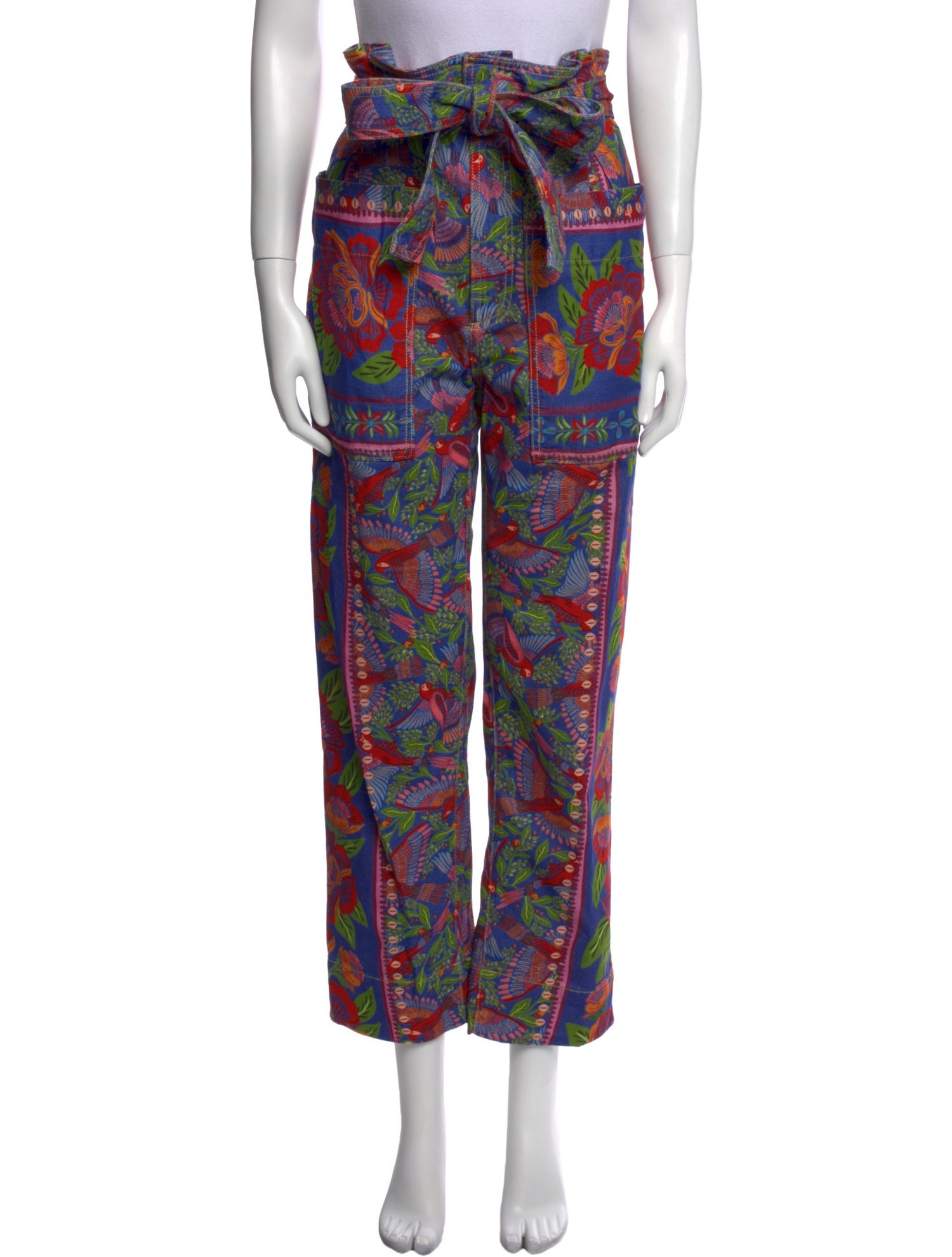 Farm Rio Printed Straight Leg Pants w/ Tags