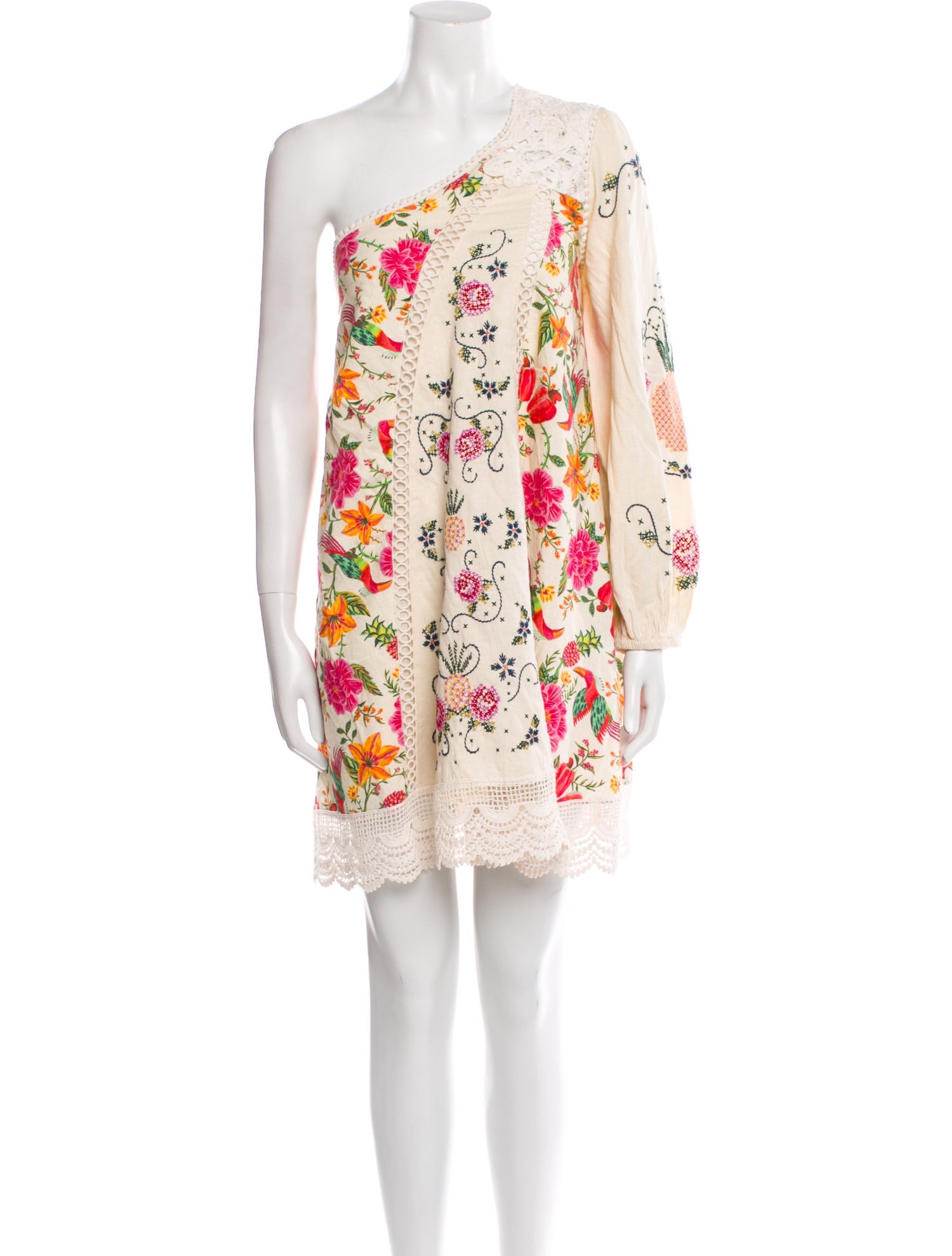 Farm Rio Linen Mini Dress