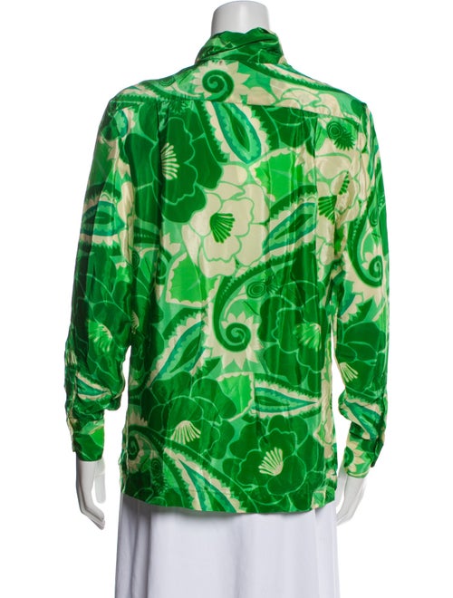 Farm Rio Printed Long Sleeve Button-Up Top