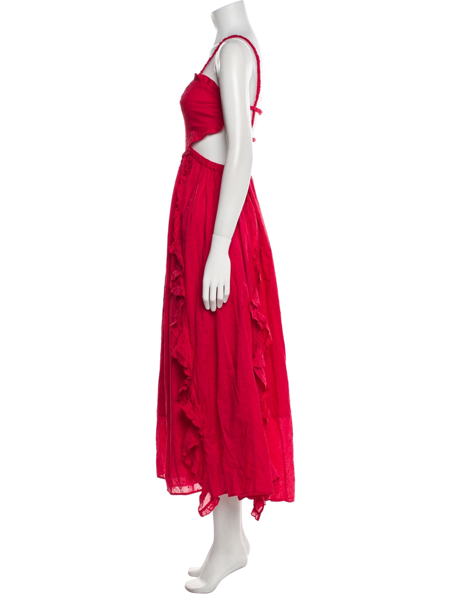 Farm Rio Square Neckline Long Dress