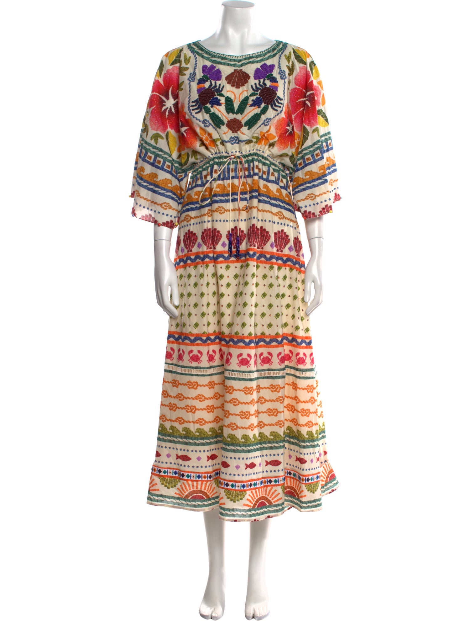 Farm Rio Printed Long Dress
