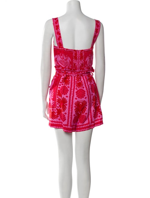 Farm Rio Linen Printed Romper