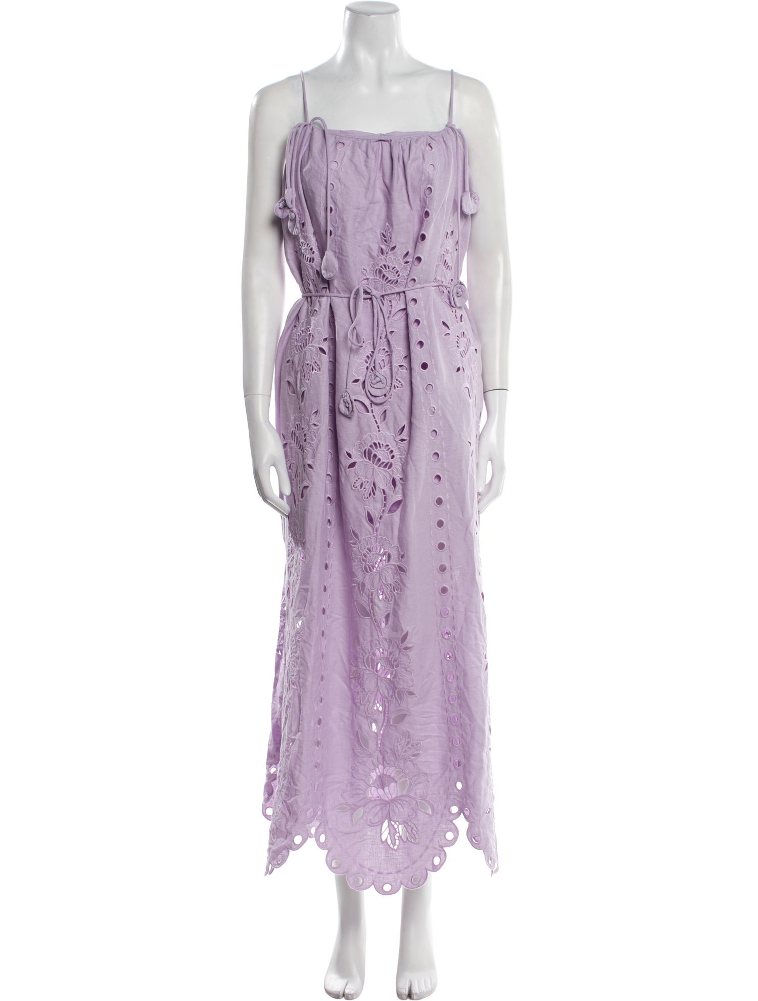 Farm Rio Square Neckline Long Dress