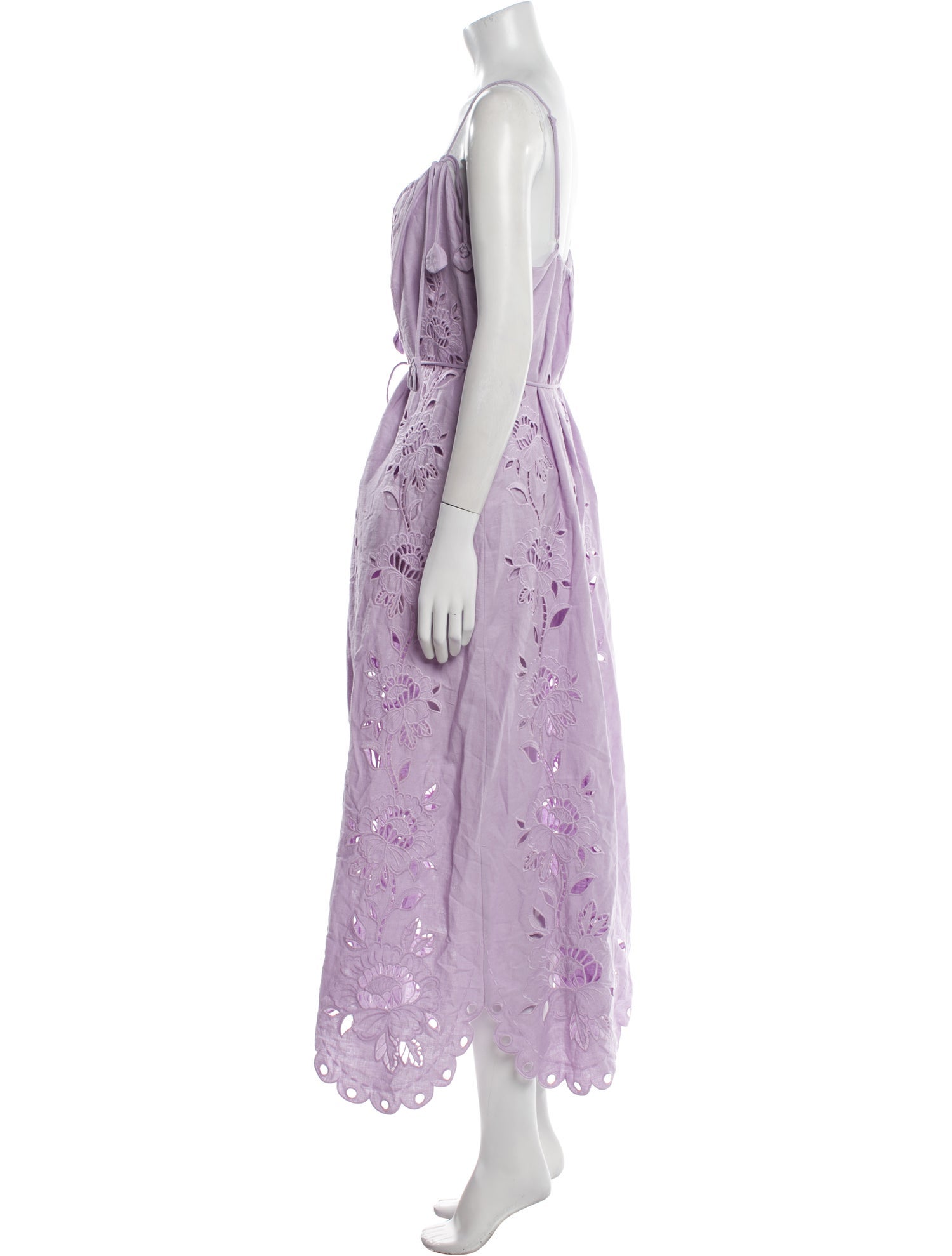 Farm Rio Square Neckline Long Dress