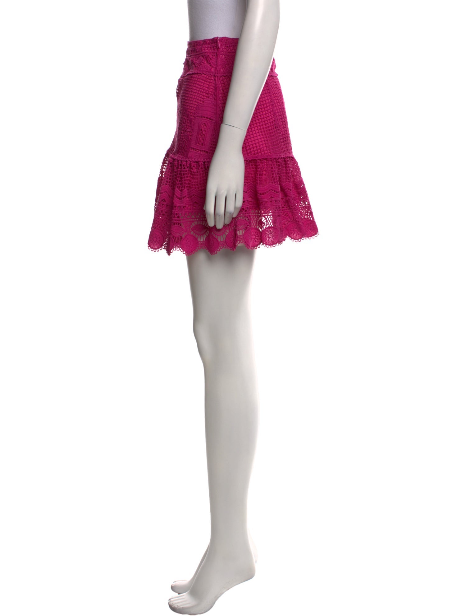 Farm Rio Lace Pattern Mini Skirt