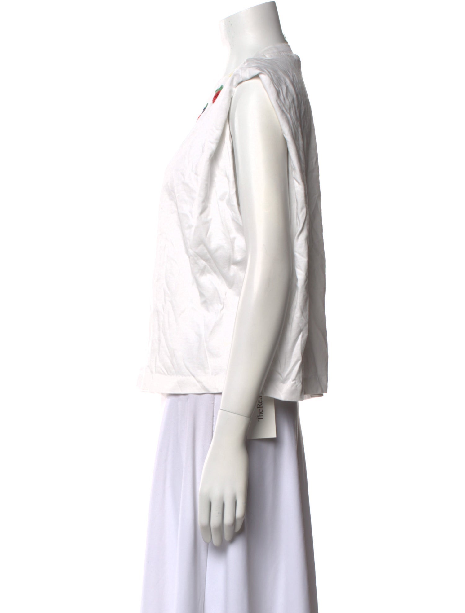 Farm Rio Crew Neck Sleeveless Top