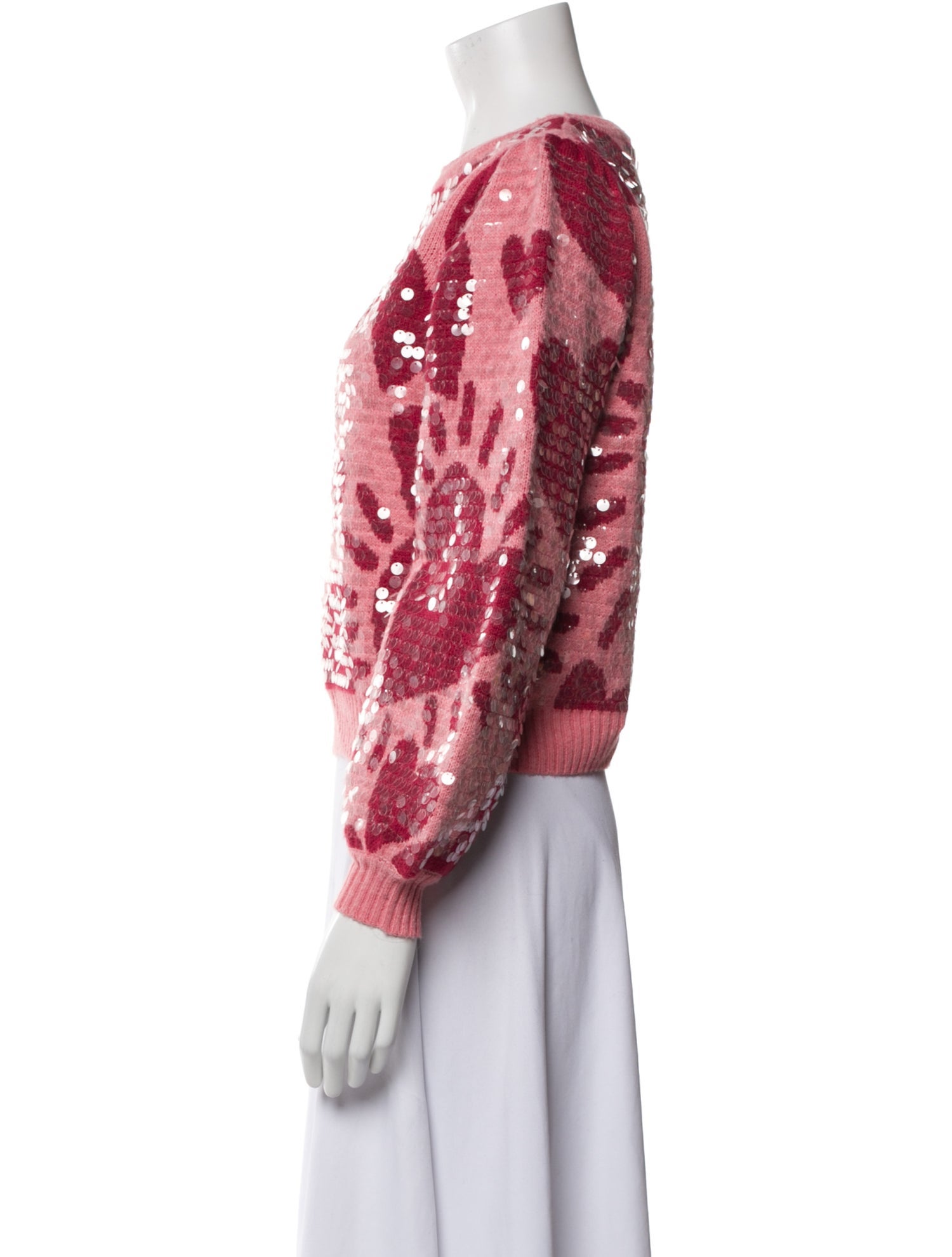 Farm Rio Printed Crew Neck Sweater