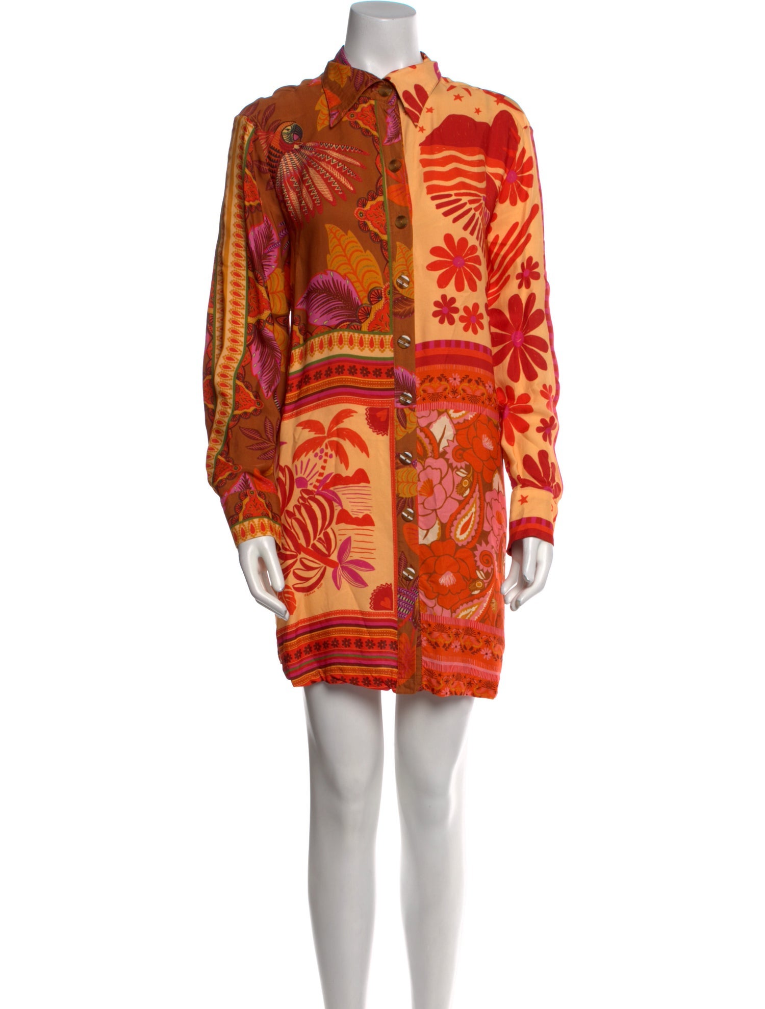 Farm Rio Printed Long Dress