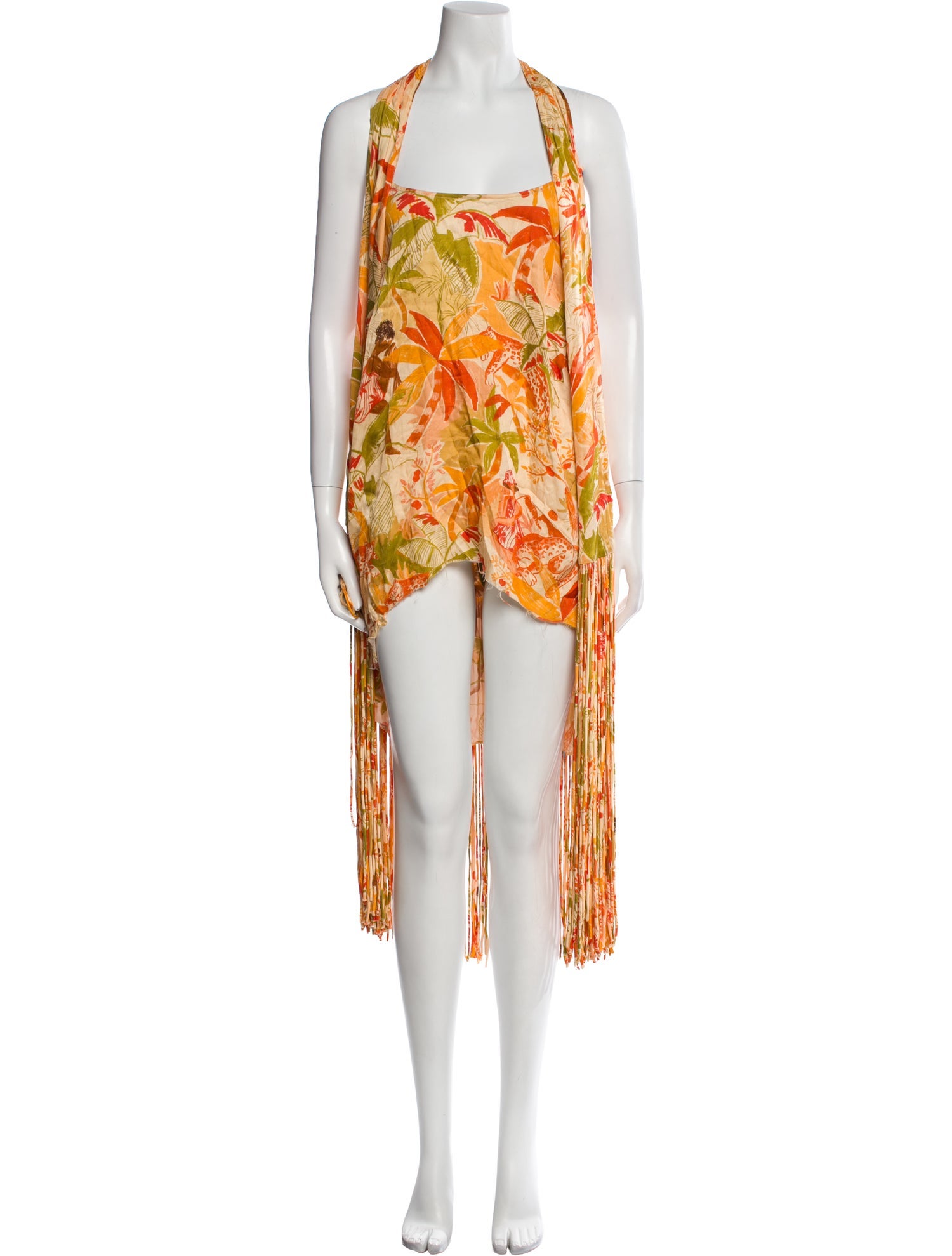 Farm Rio Printed Midi Length Dress