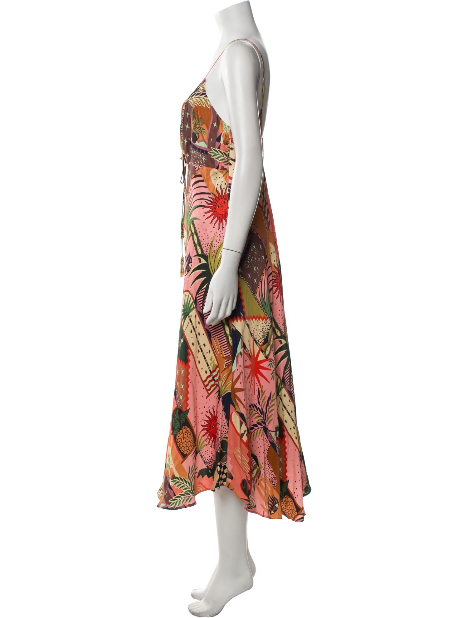 Farm Rio Printed Midi Length Dress