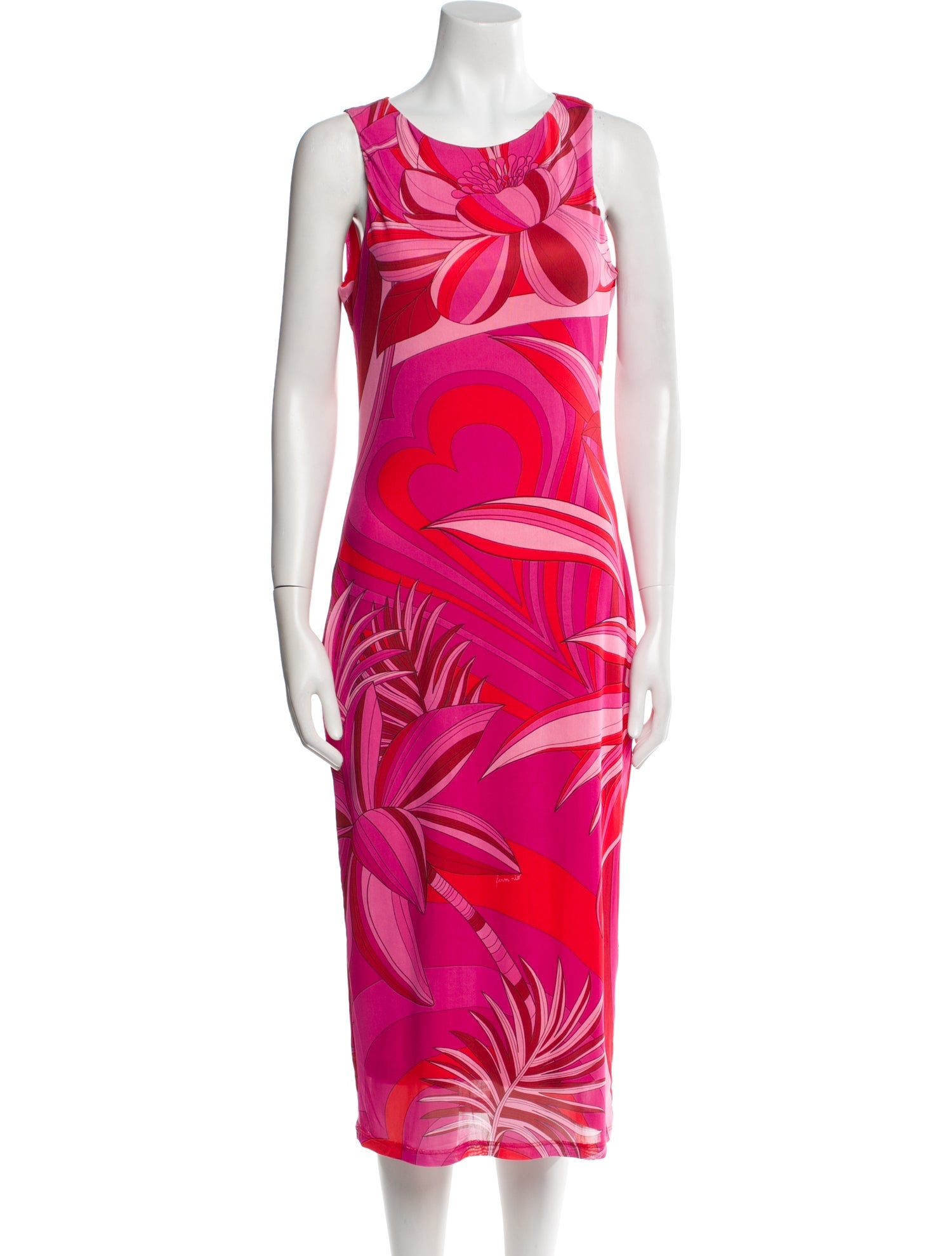 Farm Rio Mesh Midi Length Dress