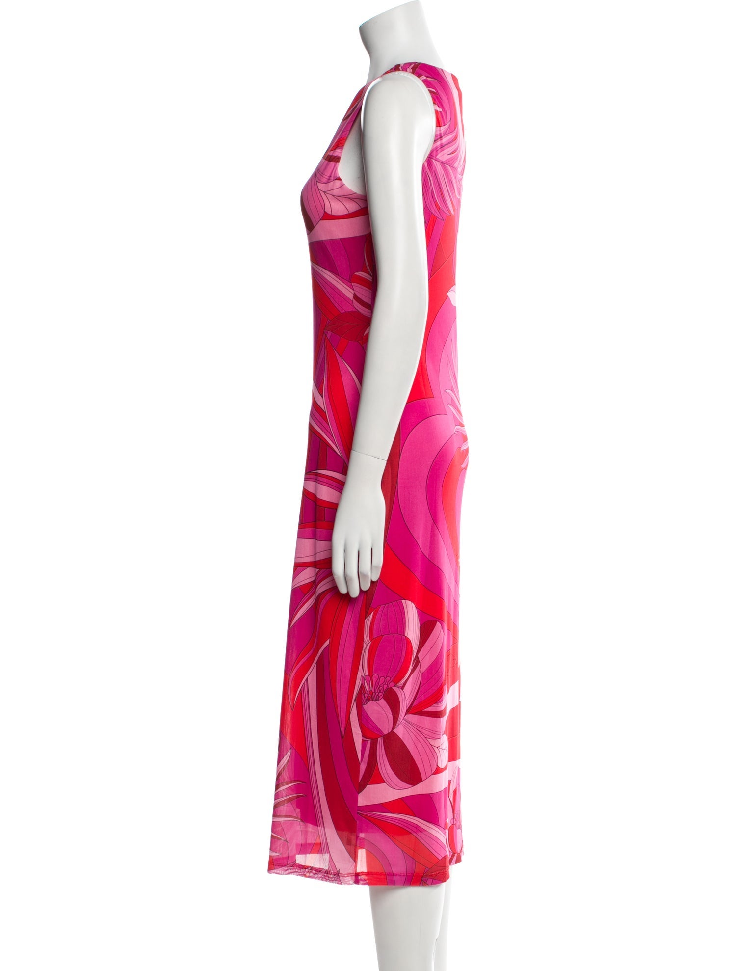 Farm Rio Mesh Midi Length Dress