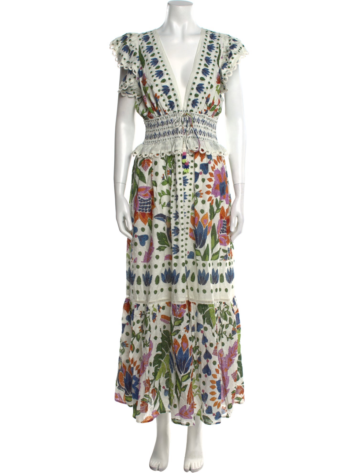 Farm Rio Printed Long Dress