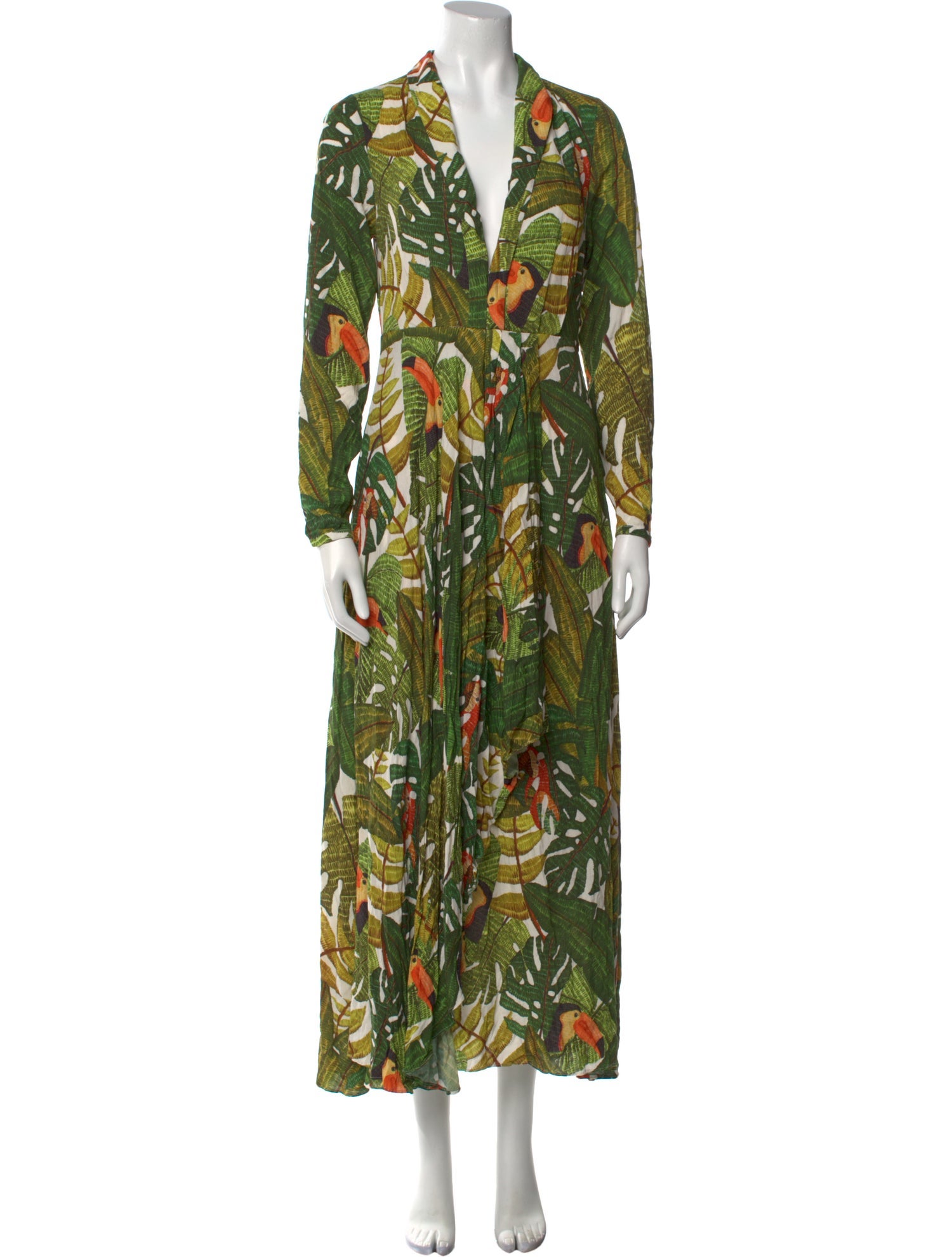 Farm Rio Printed Long Dress w/ Tags