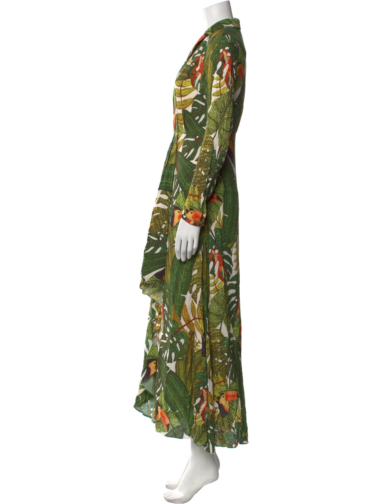 Farm Rio Printed Long Dress w/ Tags