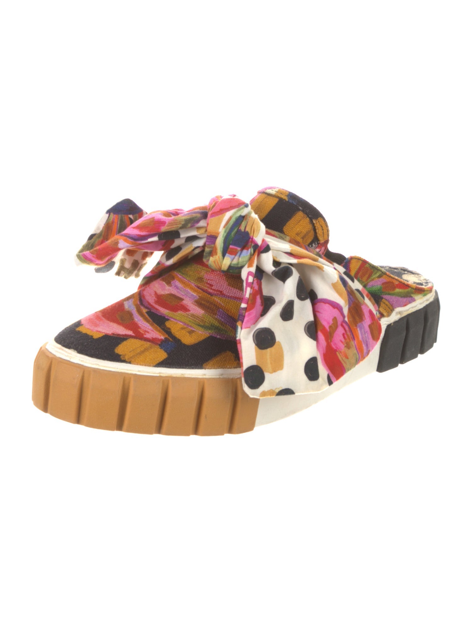 Farm Rio Canvas Printed Mules