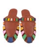 Farm Rio Leather Colorblock Pattern Mules