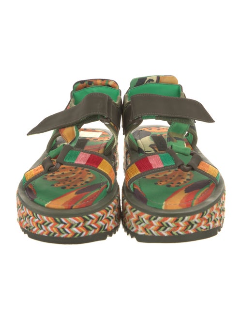 Farm Rio Colorblock Pattern Sandals