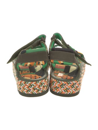 Farm Rio Colorblock Pattern Sandals