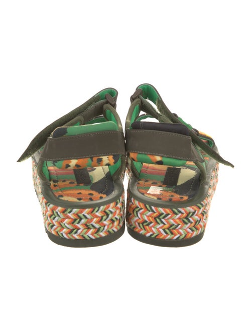 Farm Rio Colorblock Pattern Sandals