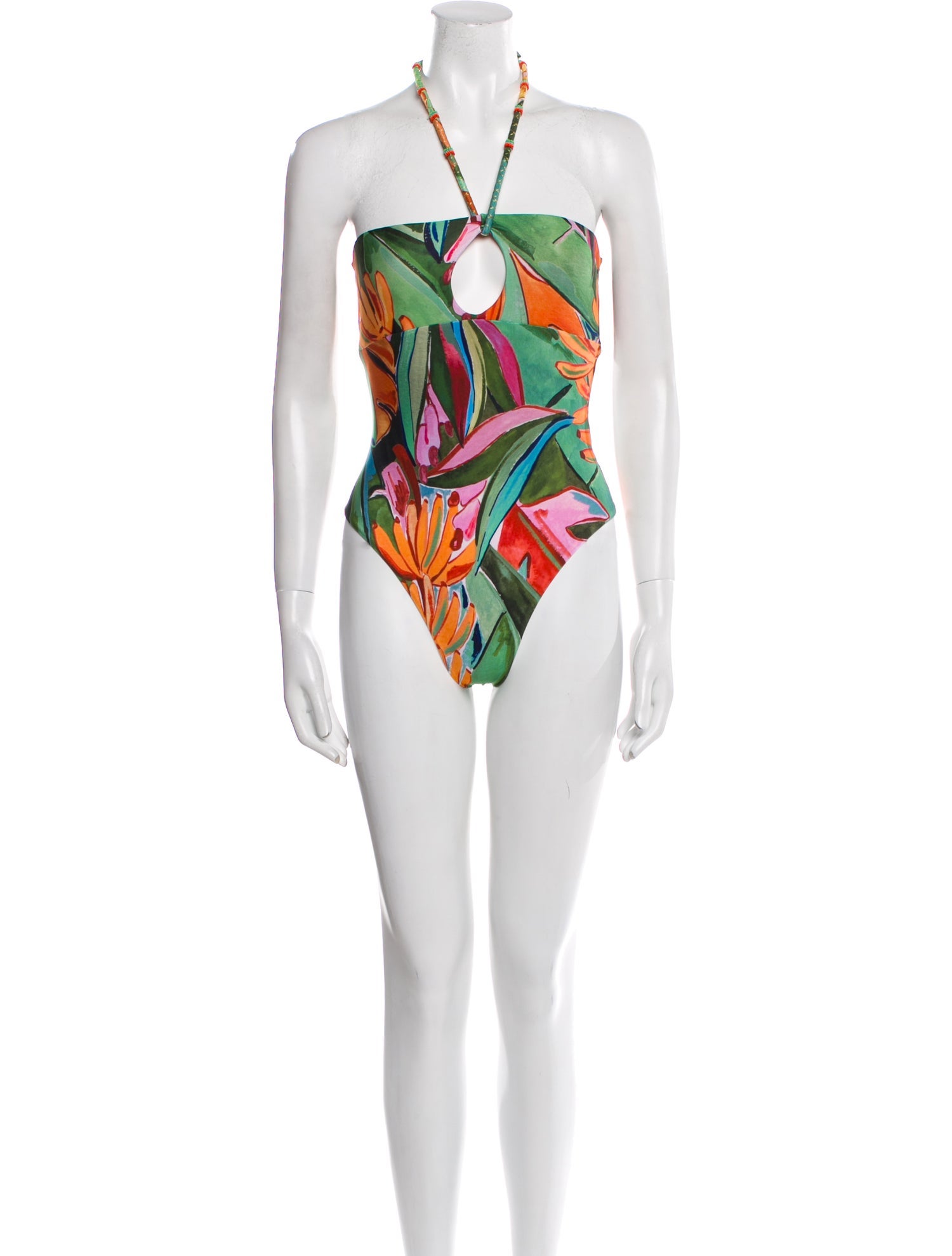 Farm Rio Floral Print One-Piece w/ Tags