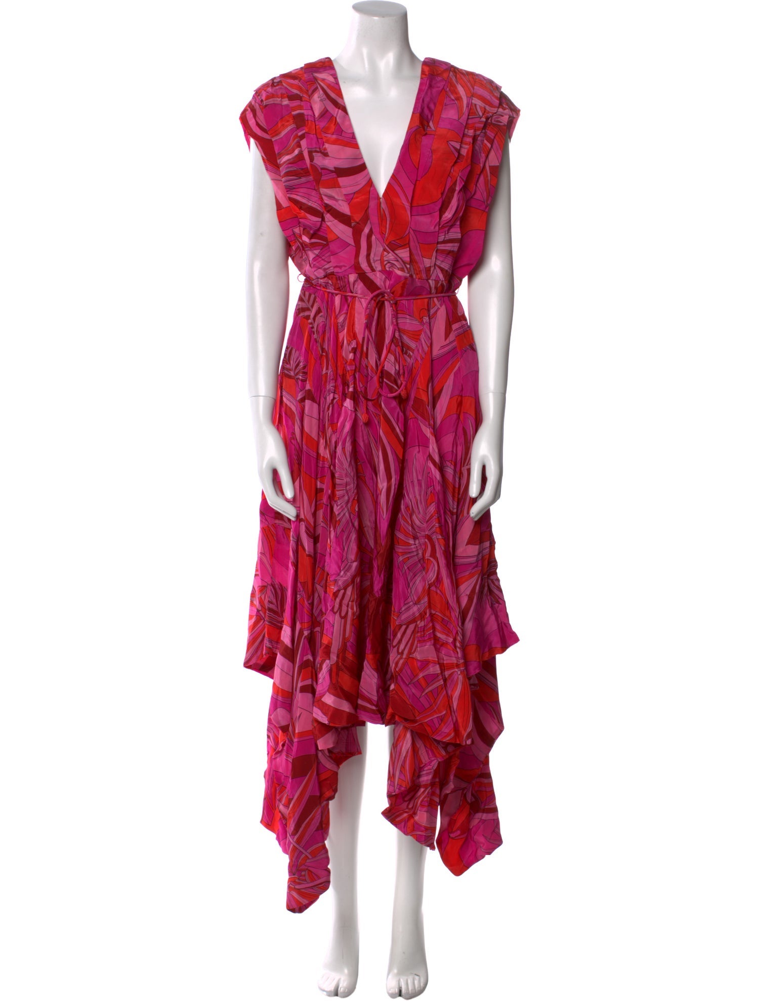 Farm Rio Floral Print Long Dress