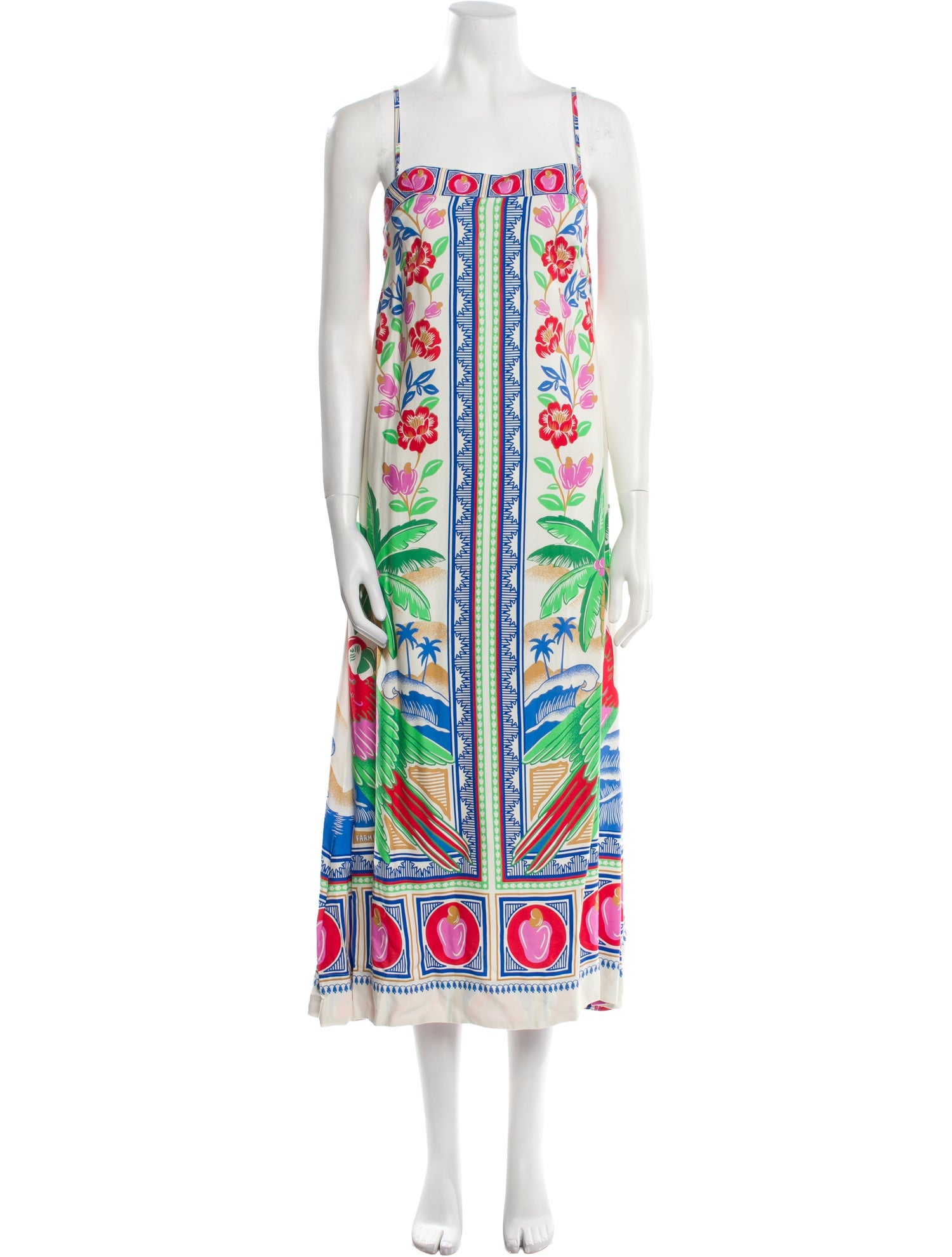 Farm Rio Printed Long Dress