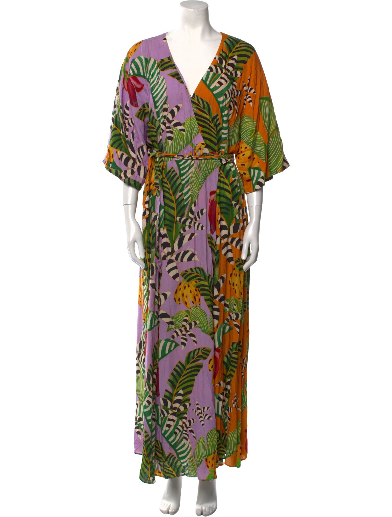 Farm Rio Printed Long Dress