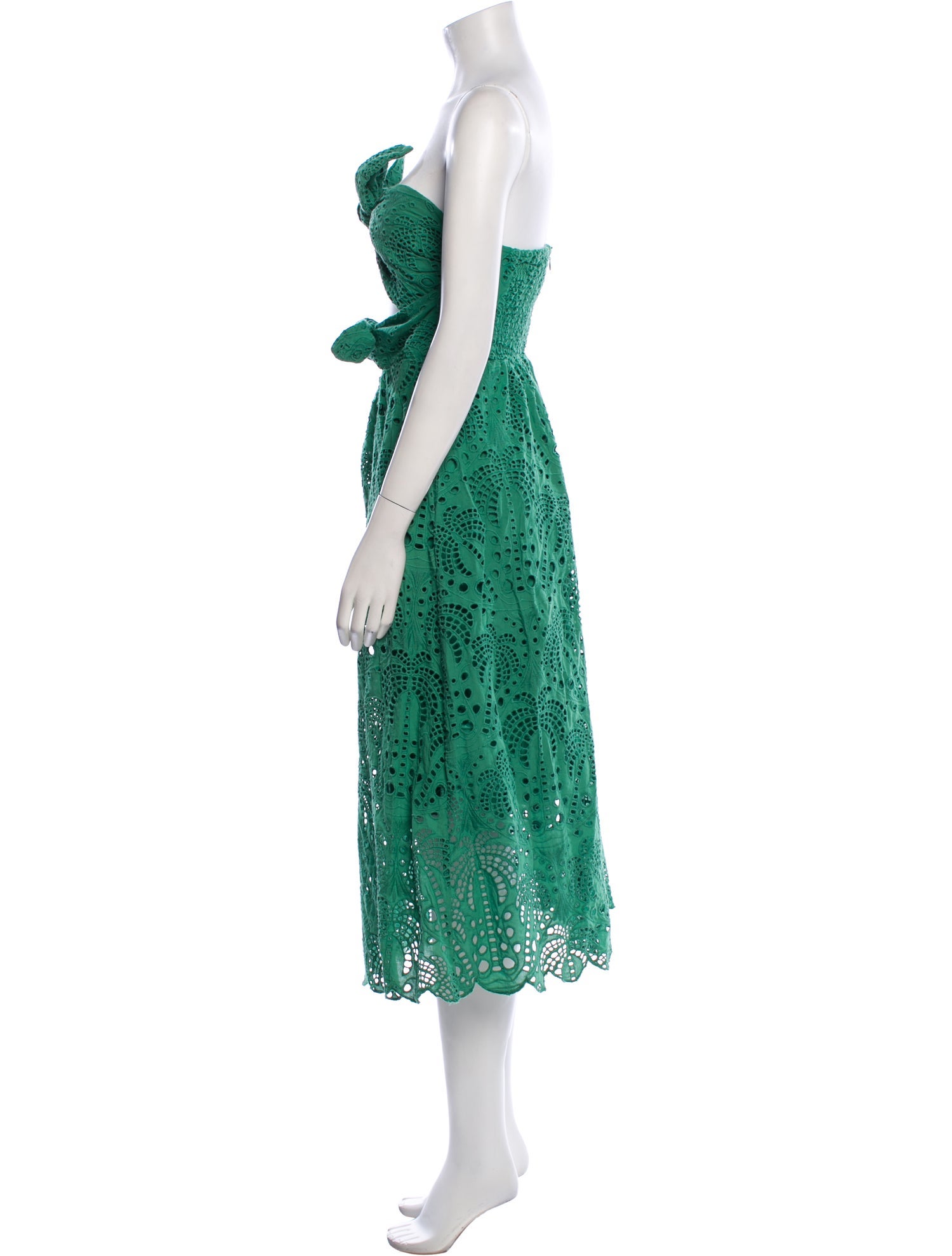 Farm Rio Lace Pattern Knee-Length Dress