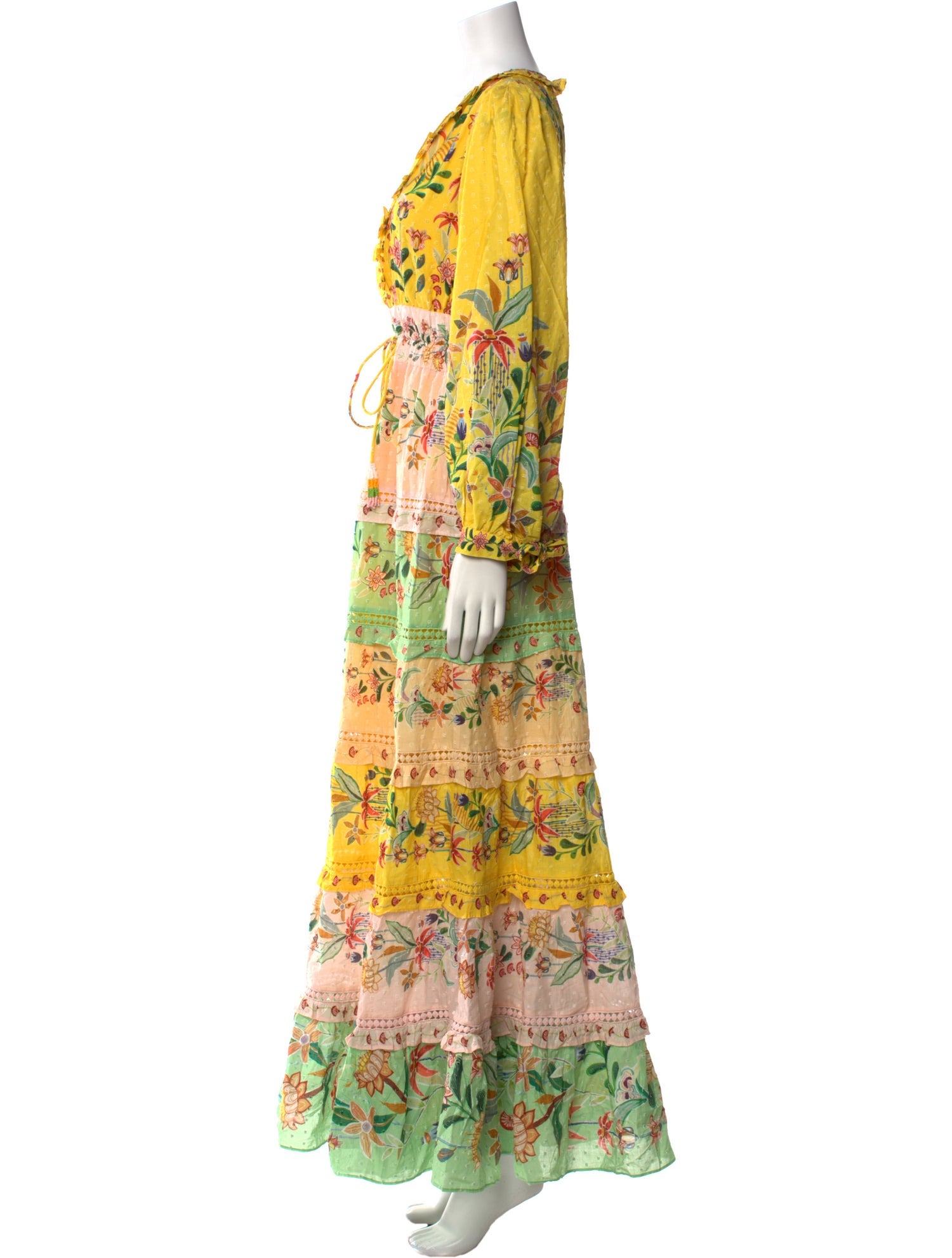 Farm Rio Printed Long Dress