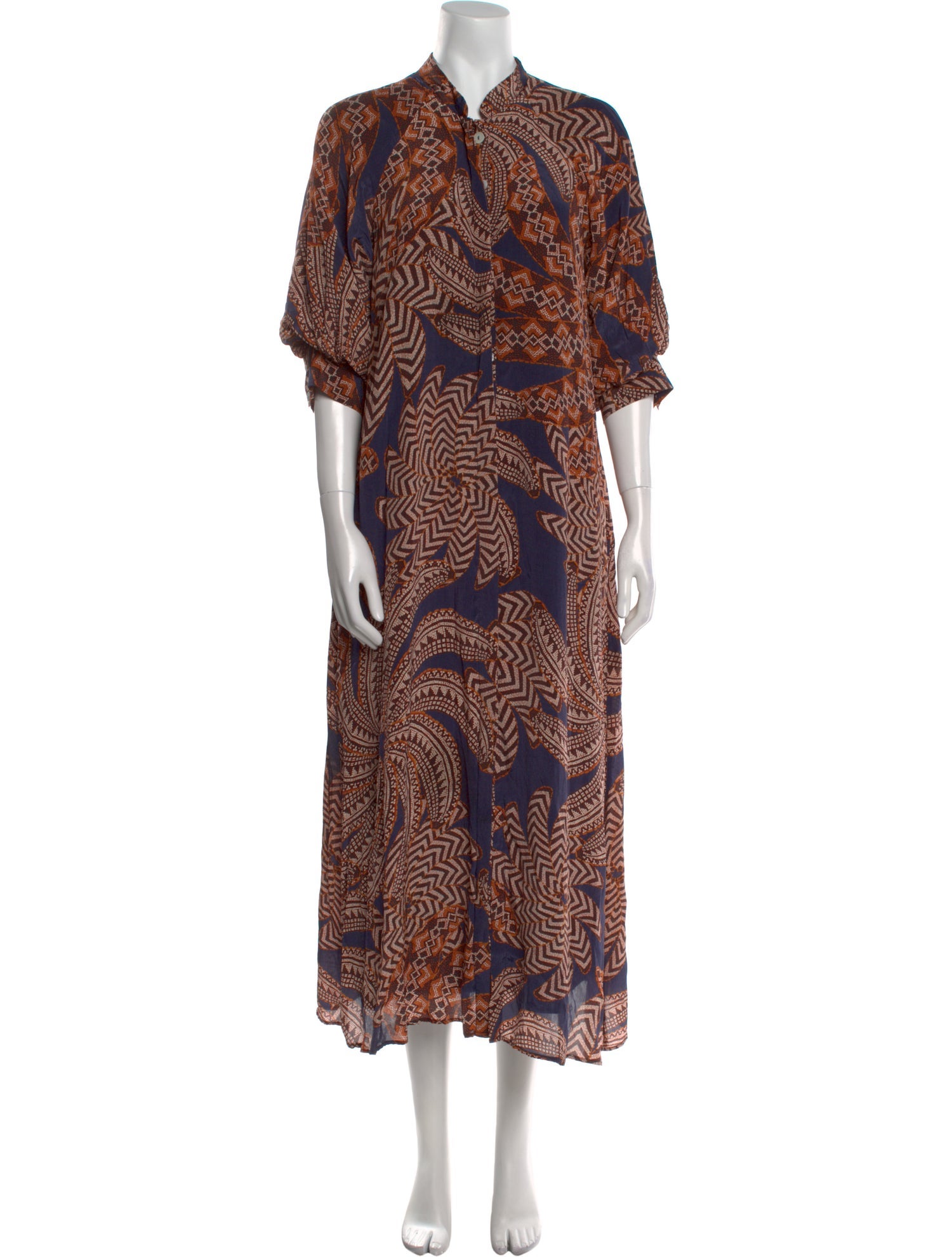 Farm Rio Printed Long Dress