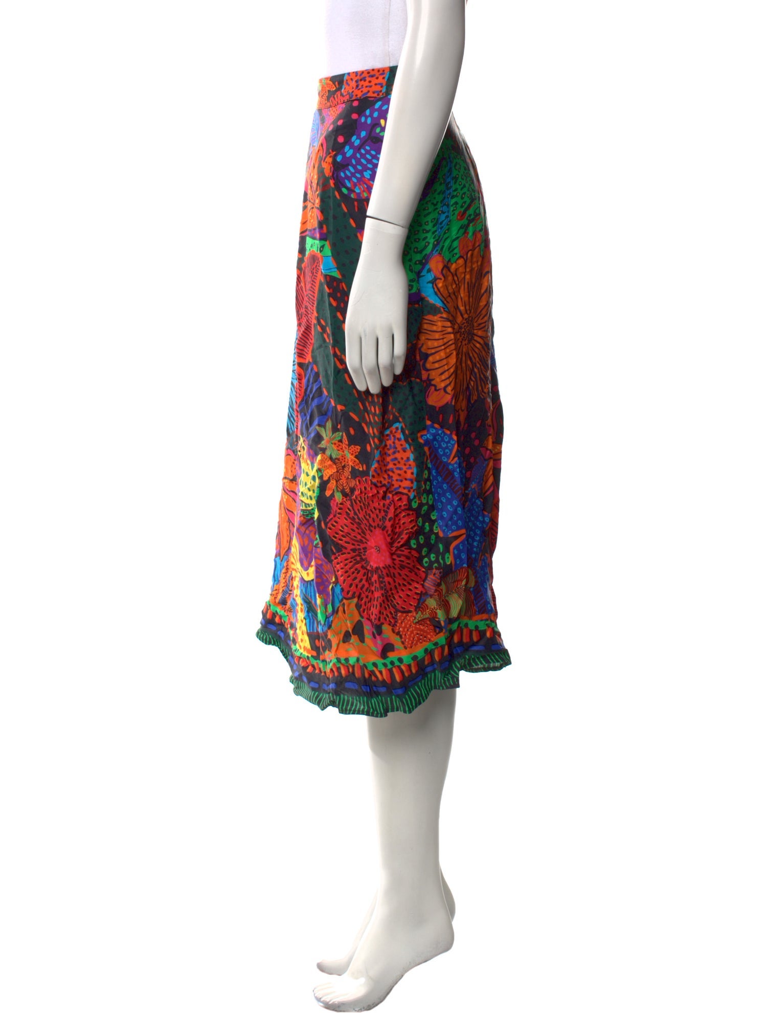 Farm Rio Linen Knee-Length Skirt w/ Tags