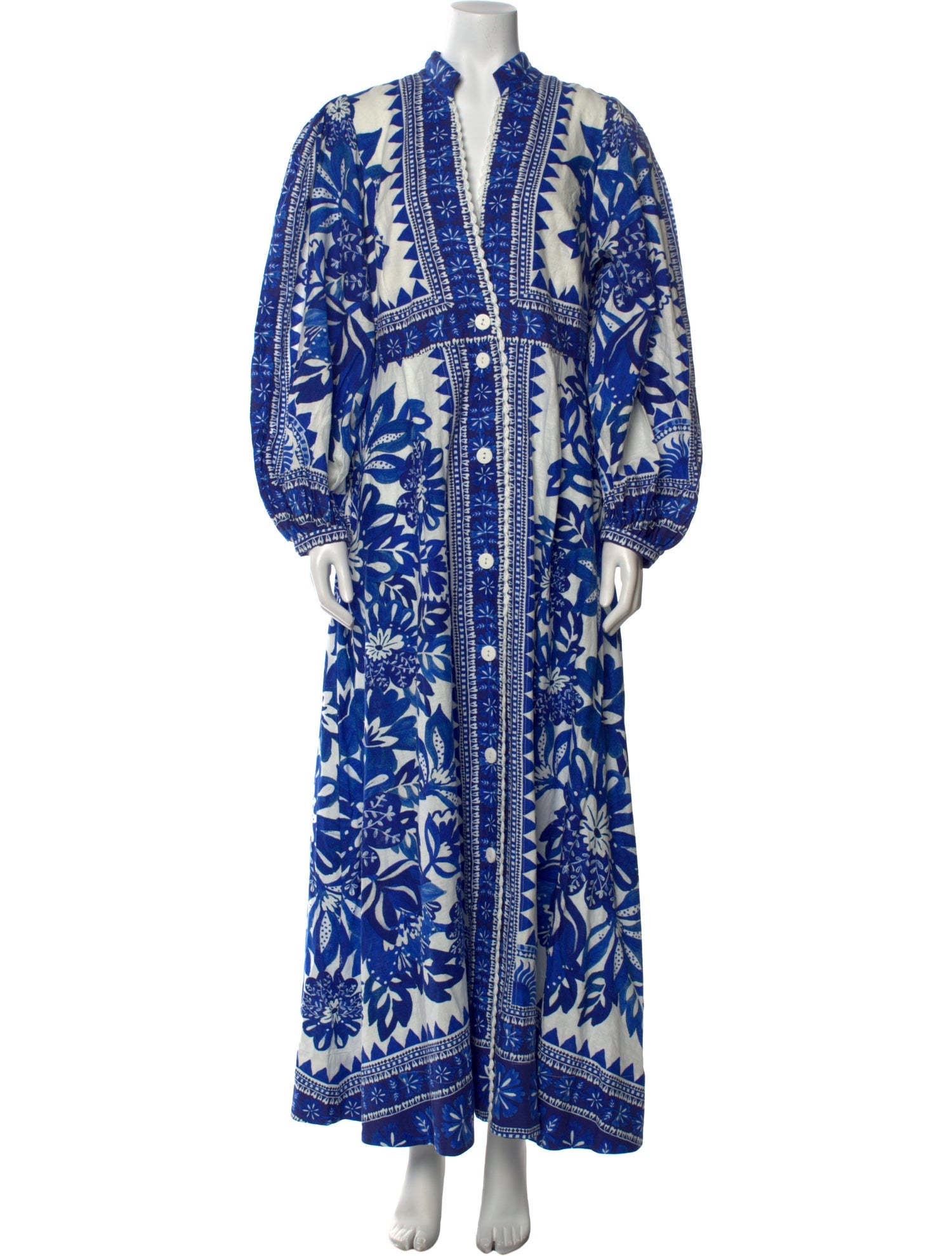 Farm Rio Linen Long Dress w/ Tags