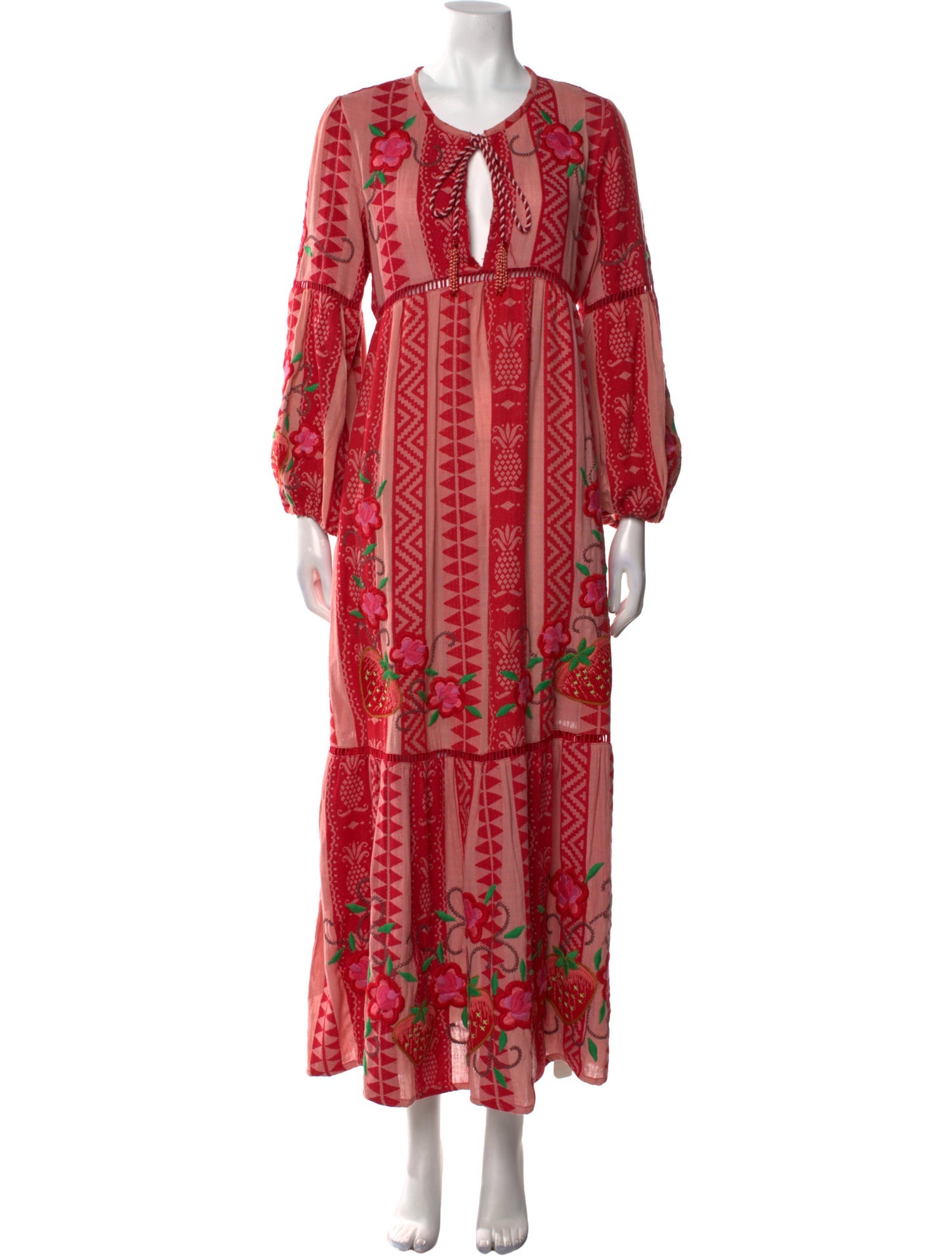 Farm Rio Printed Long Dress