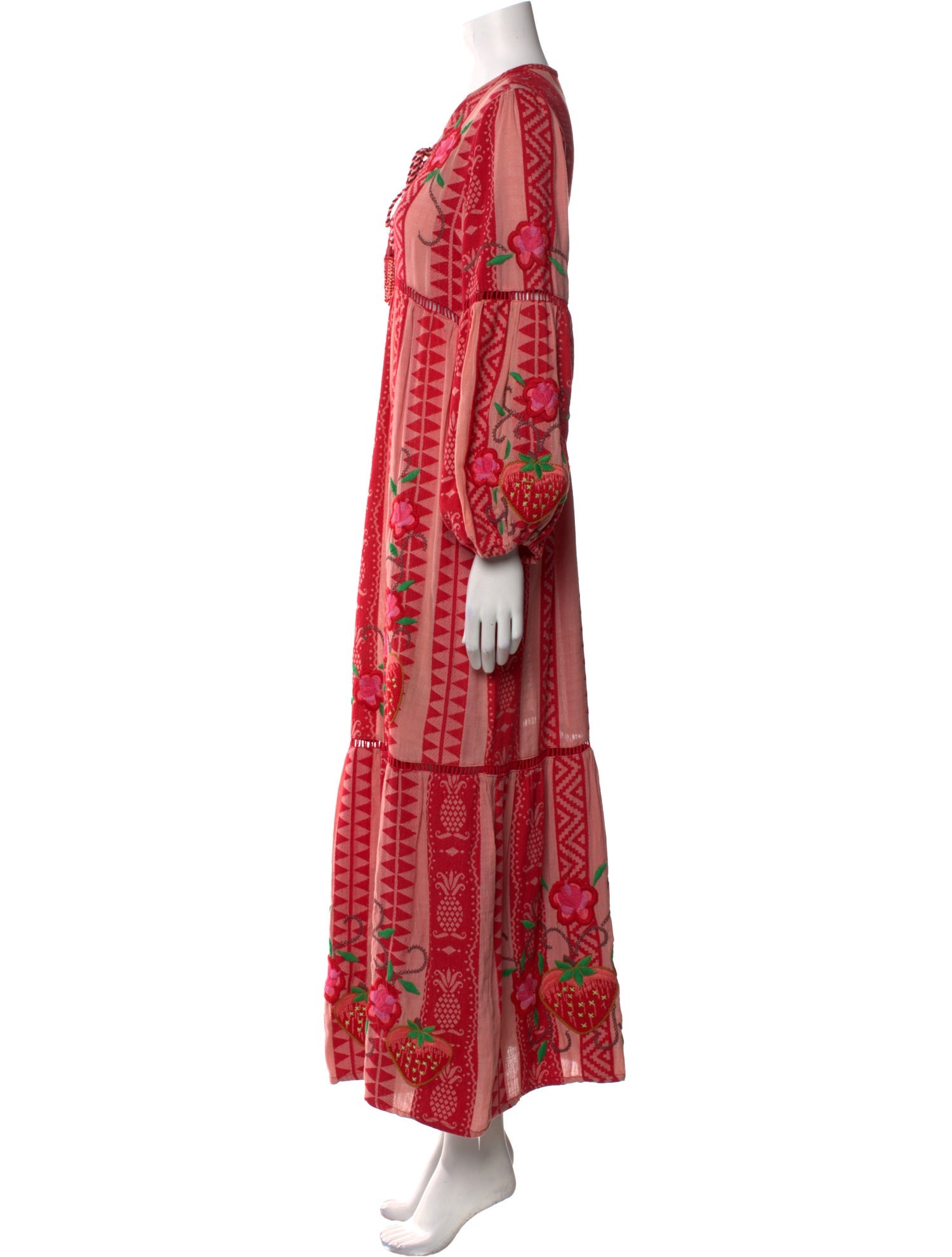 Farm Rio Printed Long Dress