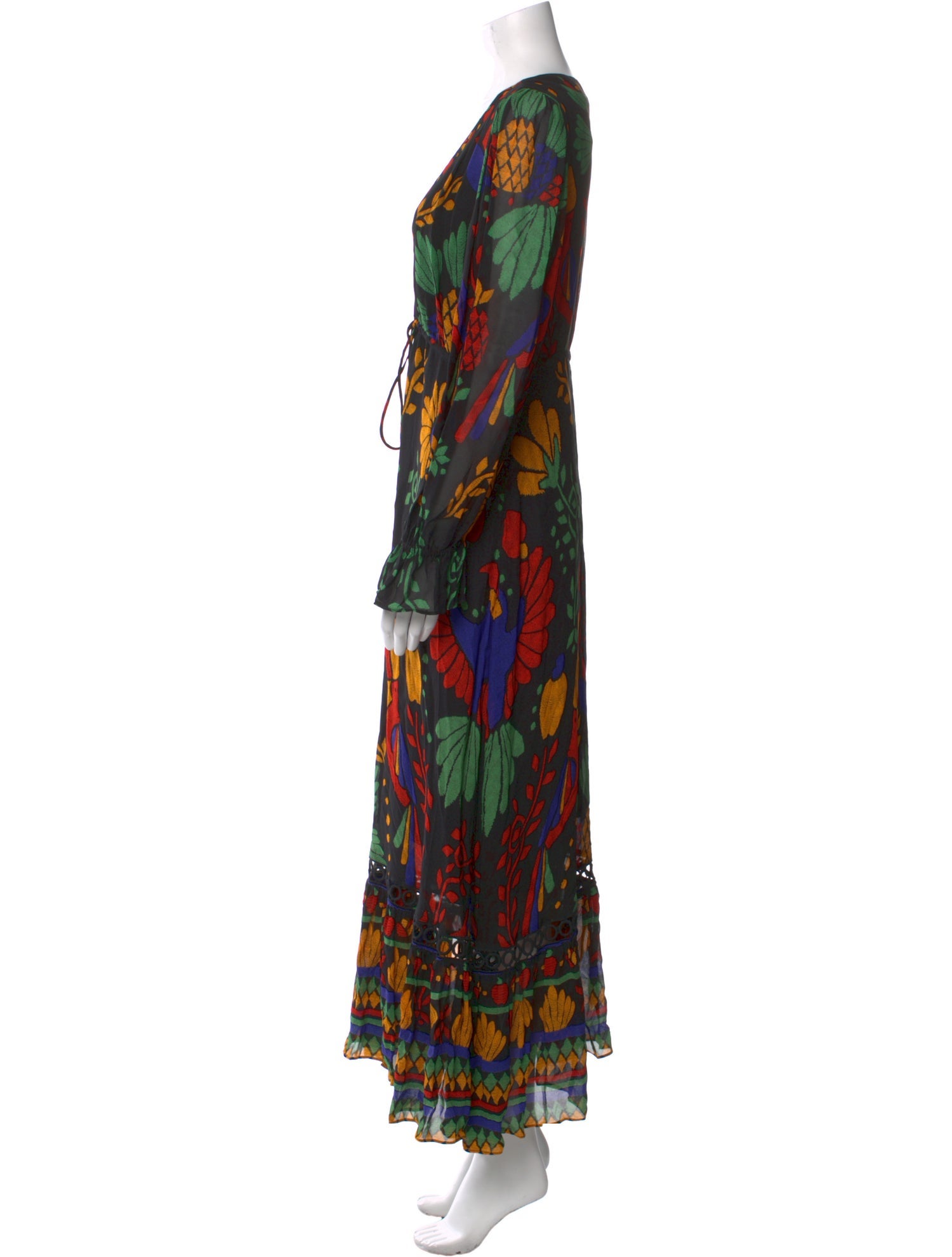 Farm Rio for Anthropologie Printed Long Dress