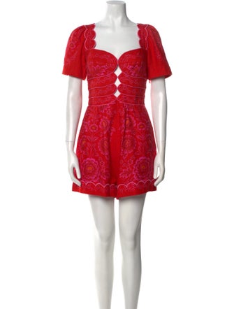 Farm Rio Square Neckline Romper